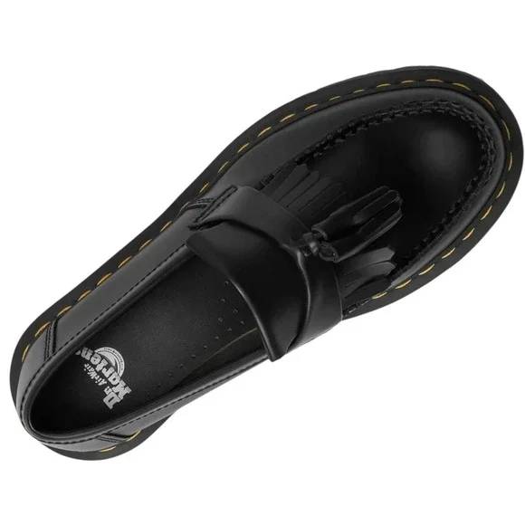 Dr. Martens Adrian Quad Black Platform Loafers Women's 10 Men's 9 New - Picture 4 of 8